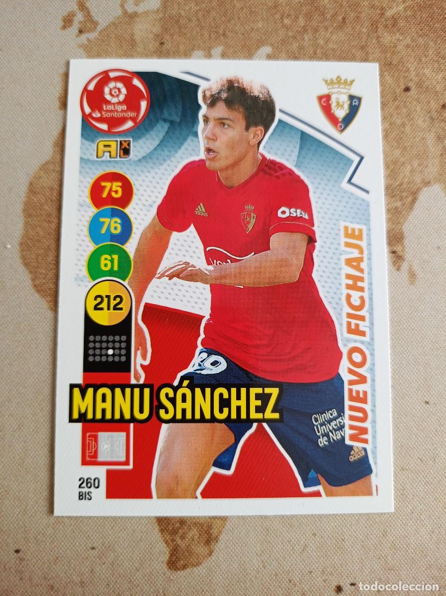 Cartes &agrave; collectionner de Football: Osasuna 260 bis MANU S&Aacute;NCHEZ Adrenalyn 2020-21