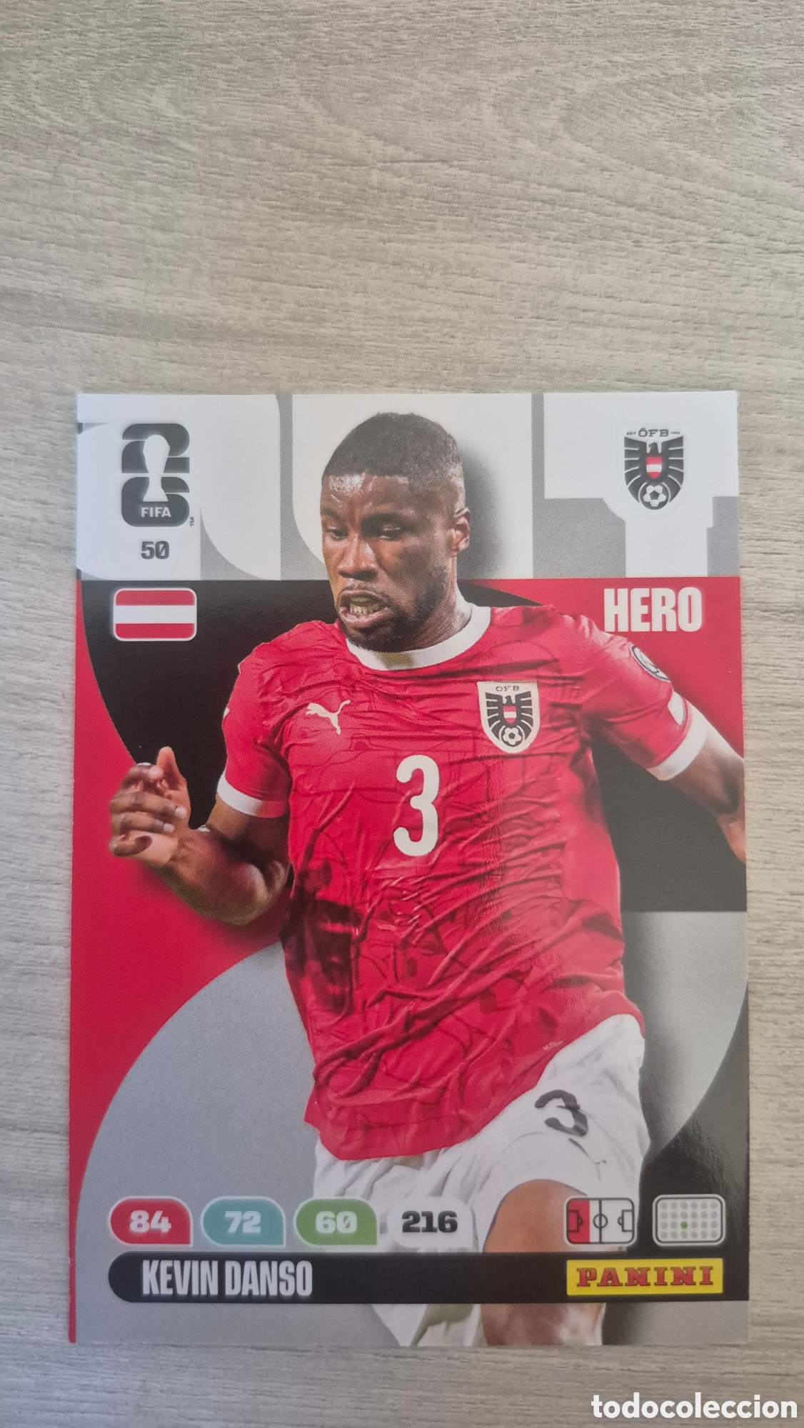 Cromos de F&uacute;tbol: N&deg;50 Austria Kevin Danso Adrenalyn FIFA World Cup 26