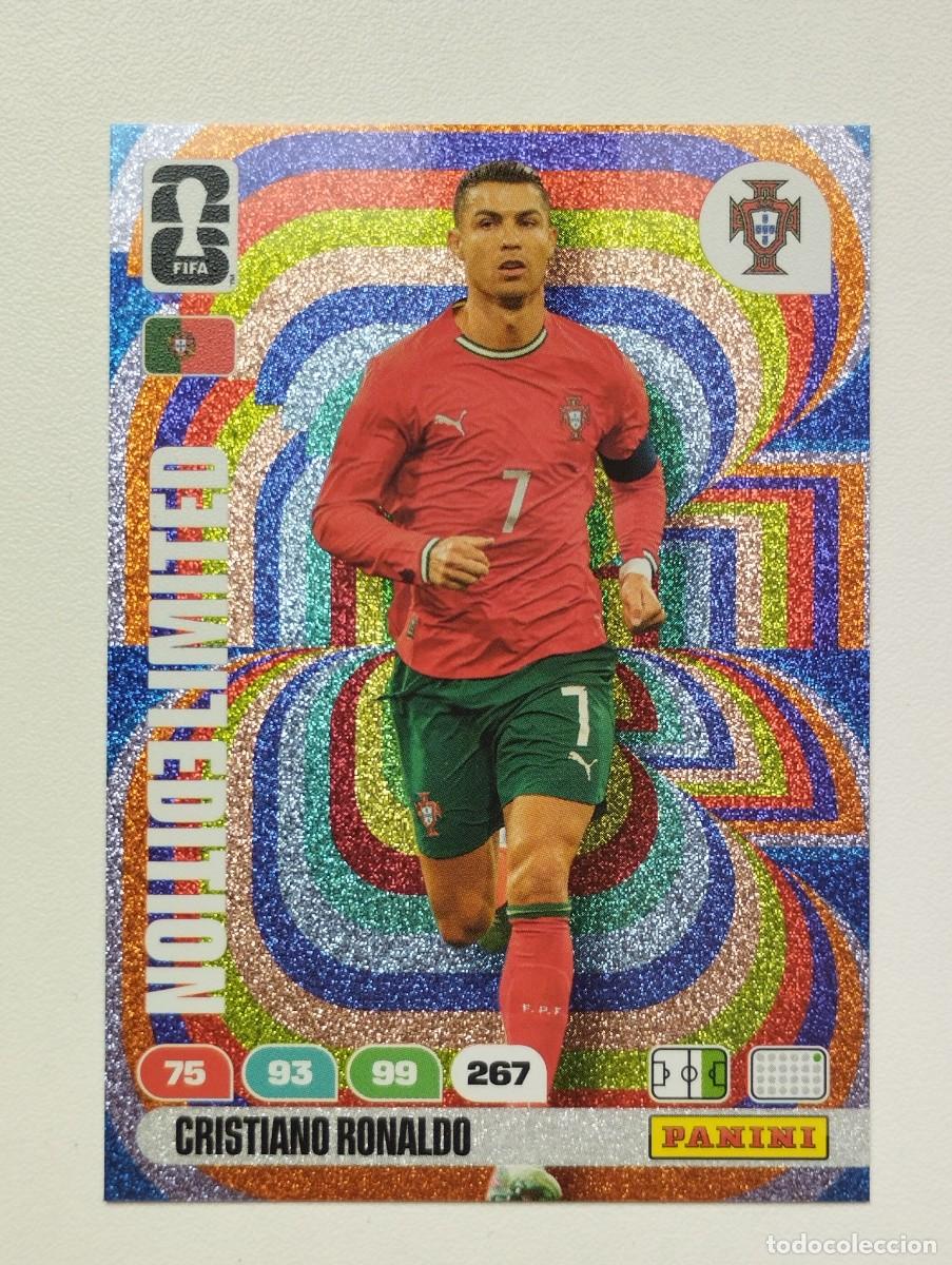 Cromos de F&uacute;tbol: CROMO CARD ADRENALYN MUNDIAL WORLD CUP 2026 LIMITED EDITION CRISTIANO RONALDO PORTUGAL