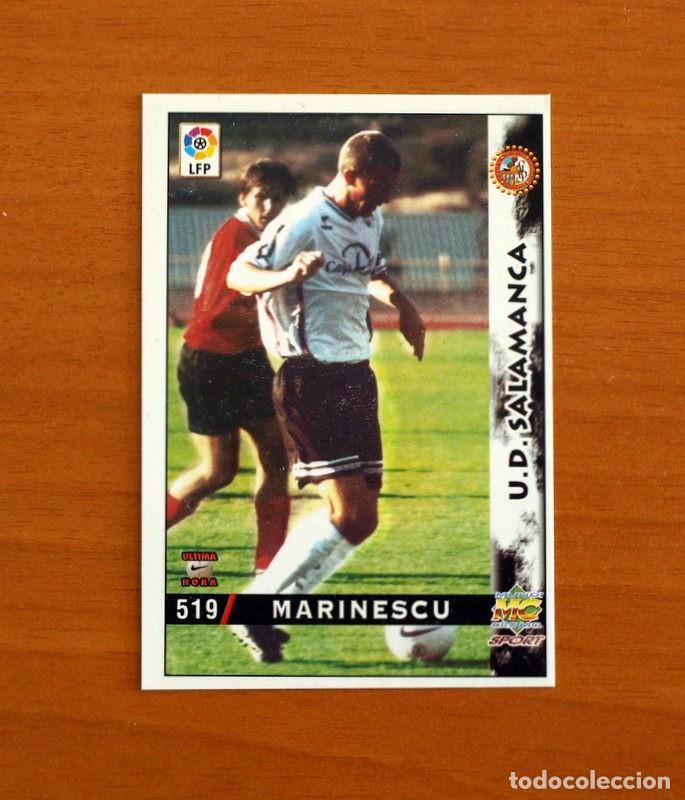 Cartes &agrave; collectionner de Football: Salamanca -N&ordm; 519 Marinescu -&Uacute;ltima Hora -Mundicromo Las Fichas de la Liga 1998-1999-98-99