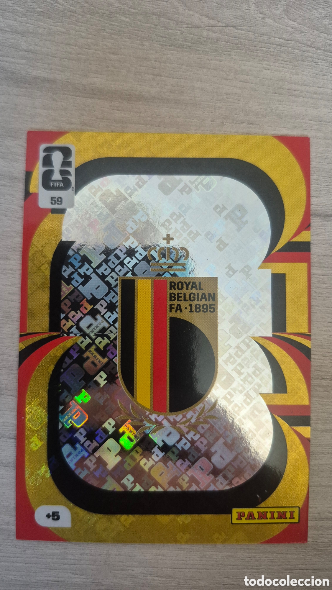 Cromos de F&uacute;tbol: N&deg;59 Escudo B&eacute;lgica Adrenalyn FIFA World Cup 26