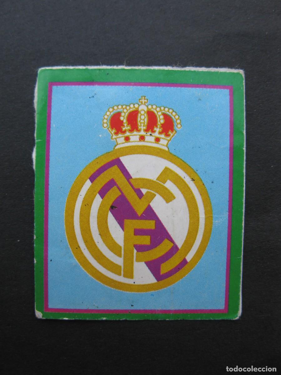 Cartes &agrave; collectionner de Football: ESCUDO DEL REAL MADRID - CROMO ADHESIVO - REVISTA TELE INDISCRETA - NUNCA PEGADO.