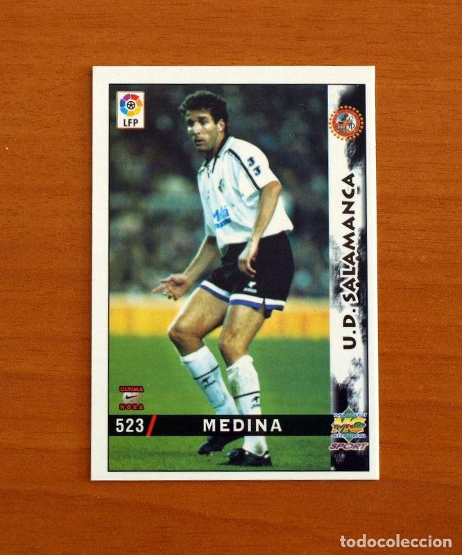 Cartes &agrave; collectionner de Football: Salamanca -N&ordm; 523 Medina -&Uacute;ltima Hora -Mundicromo Las Fichas de la Liga 1998-1999-98-99