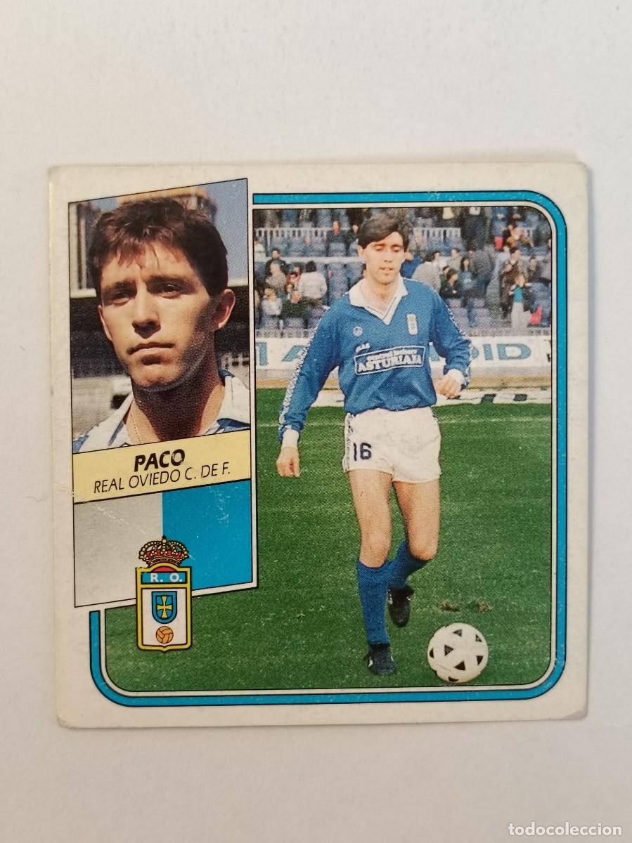 Cromos de F&uacute;tbol: PACO REAL OVIEDO LIGA 89/90 ESTE
