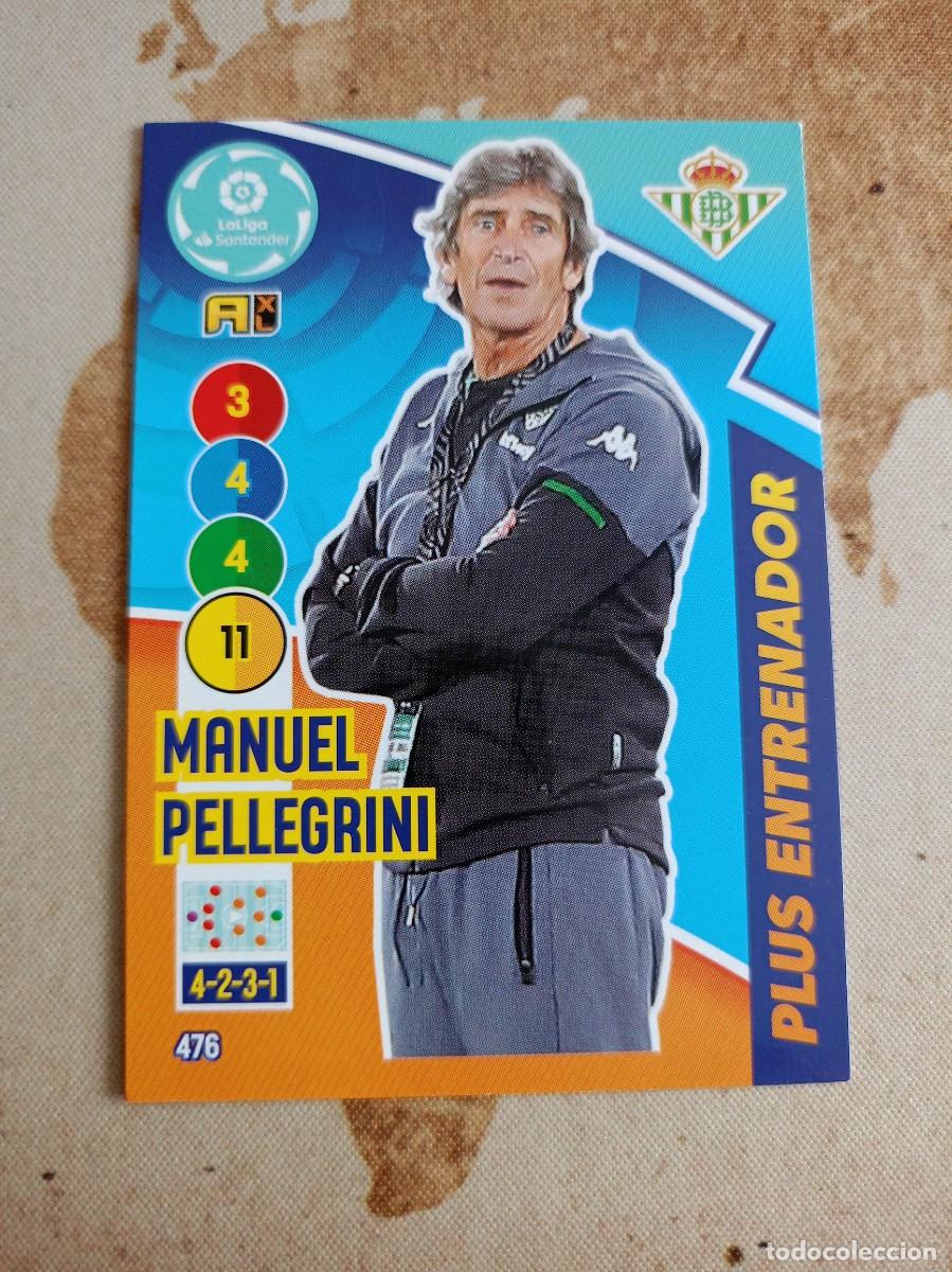 Cromos de F&uacute;tbol: PLUS Entrenador 476 MANUEL PELLEGRINI Adrenalyn 2020-21