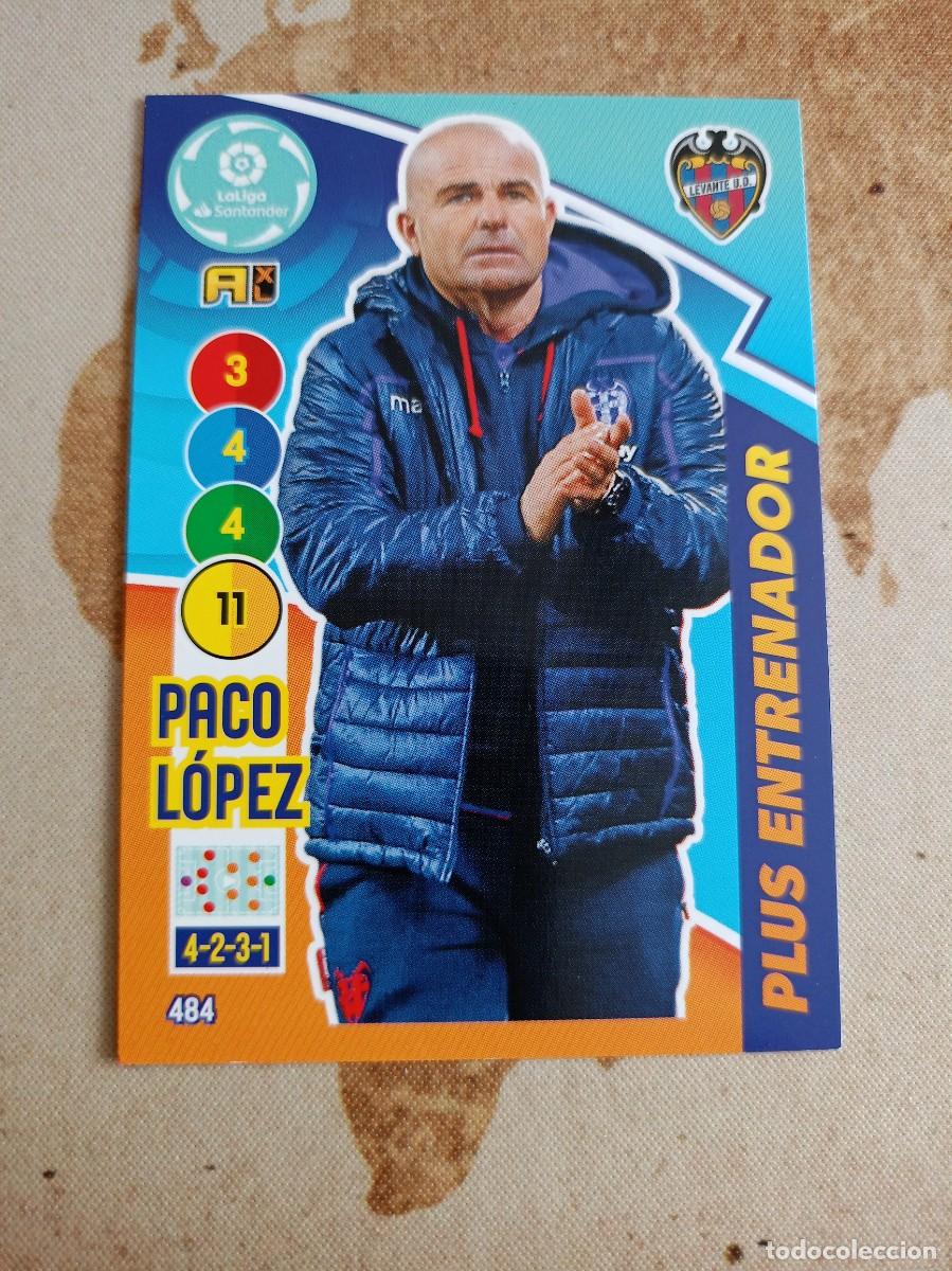 Figurine di Calcio: PLUS Entrenador 484 PACO L&Oacute;PEZ Adrenalyn 2020-21