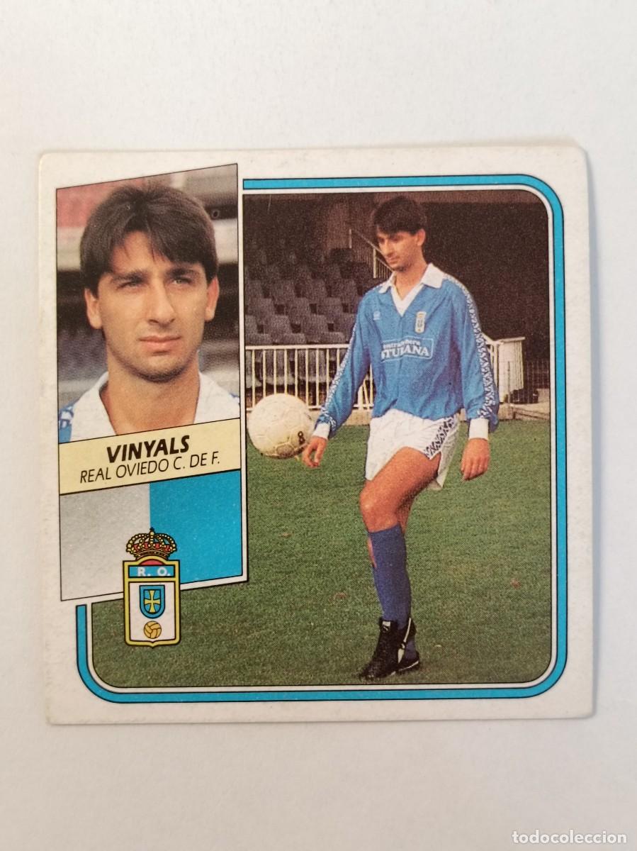 Figurine di Calcio: VINYALS REAL OVIEDO LIGA 89/90 ESTE