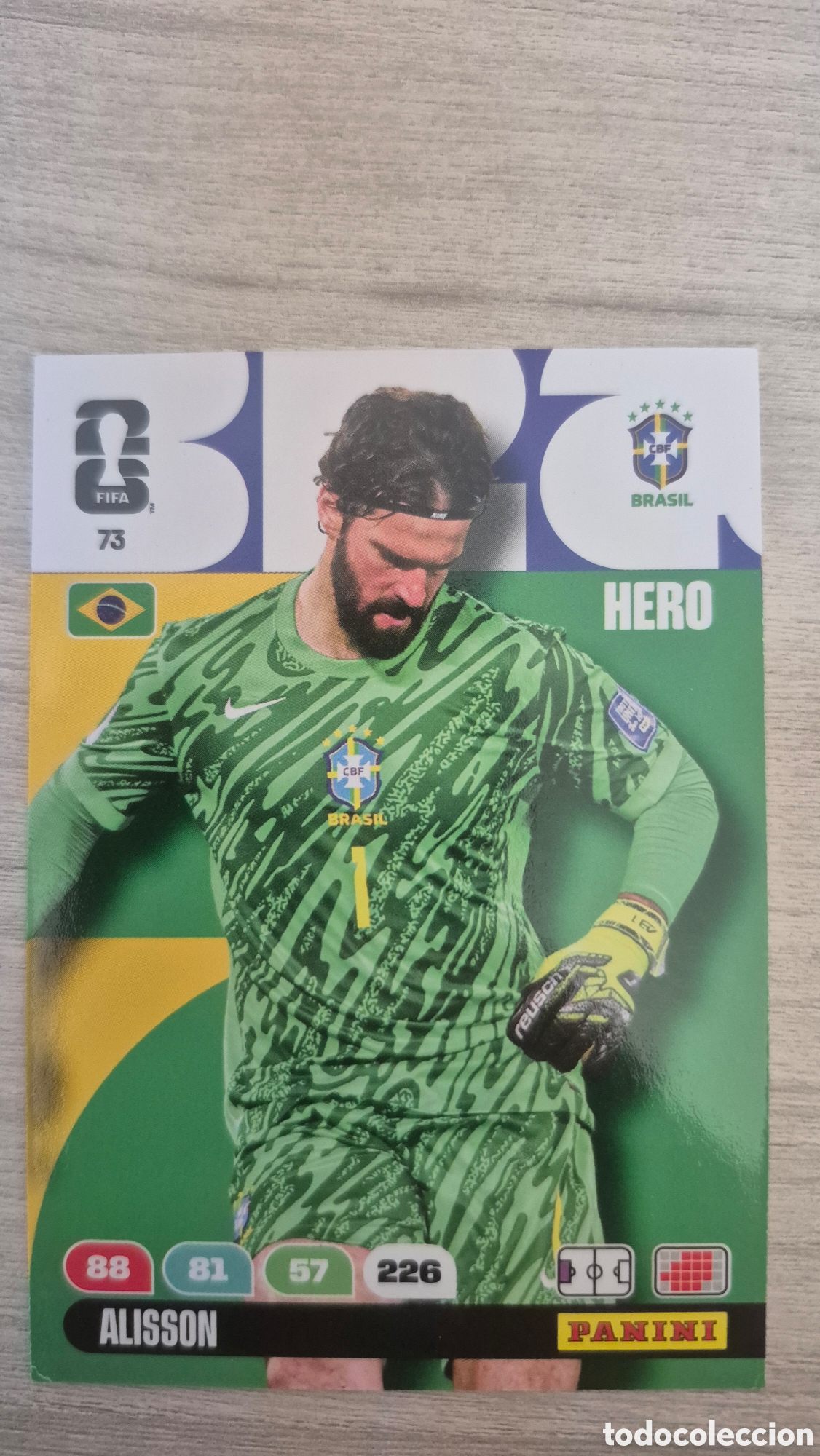 Figurine di Calcio: N&deg;73 Brasil Alisson Adrenalyn FIFA World Cup 26