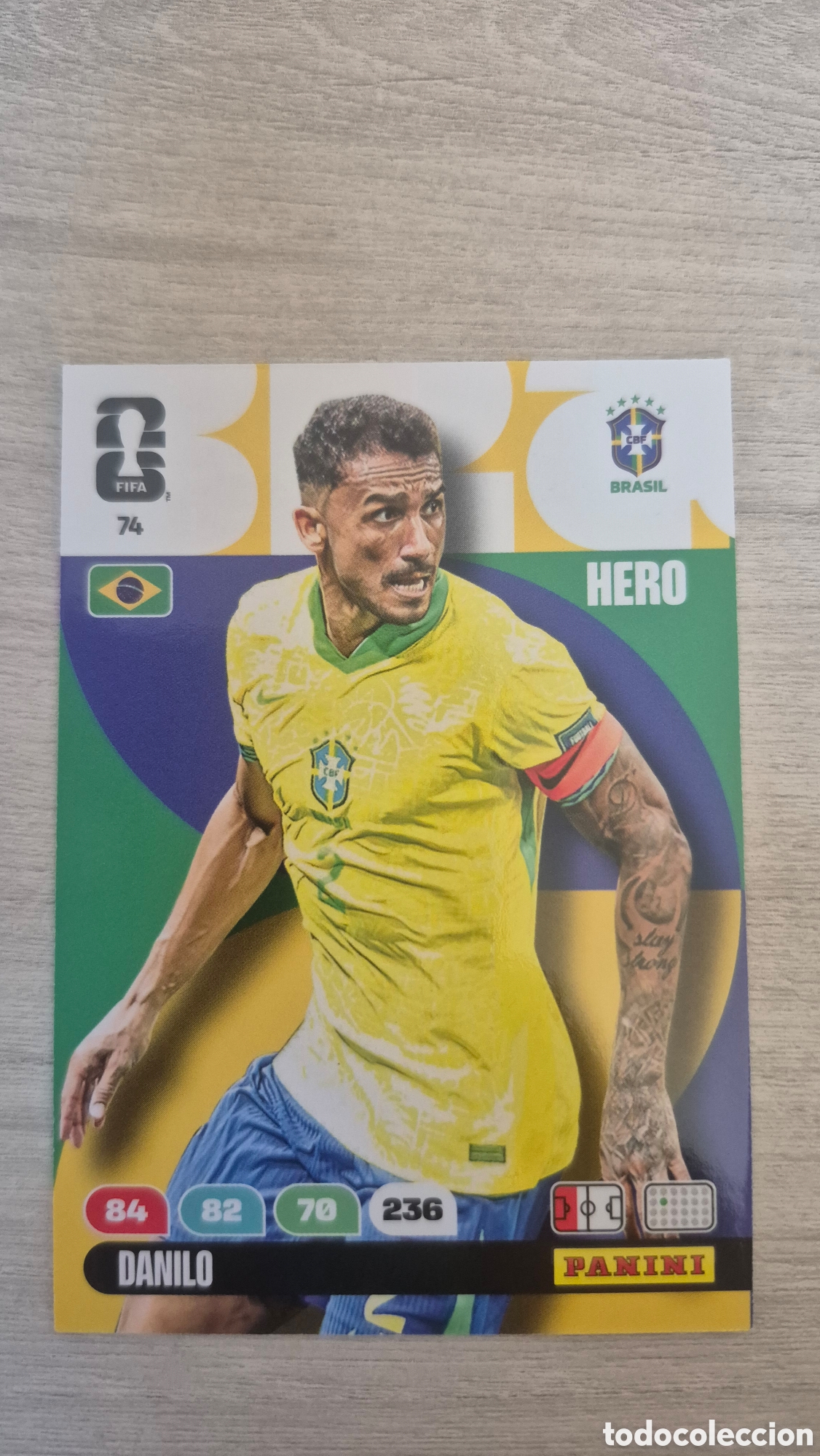 Figurine di Calcio: N&deg;74 Brasil Danilo Adrenalyn FIFA World Cup 26