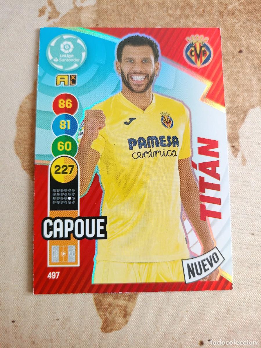Cromos de F&uacute;tbol: Tit&aacute;n 497 CAPOUE Adrenalyn 2020-21