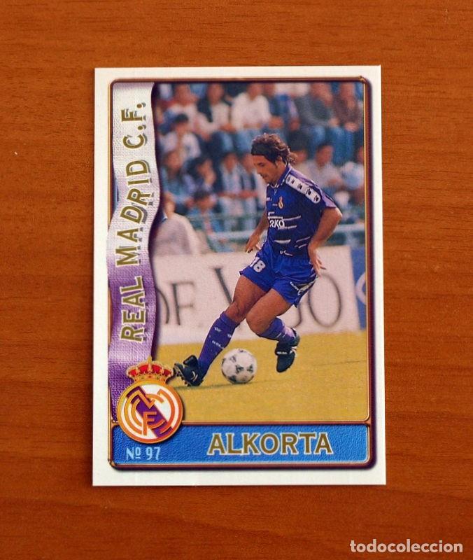 Cromos de F&uacute;tbol: Real Madrid -N&ordm; 97 Alkorta -Mundicromo Las Fichas de la Liga de F&uacute;tbol 1996-1997-96-97