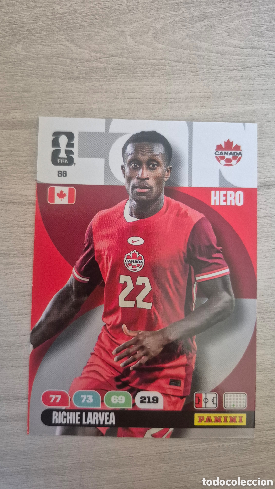 Cromos de F&uacute;tbol: N&deg;86 Canad&aacute; Richie Laryea Adrenalyn FIFA World Cup 26