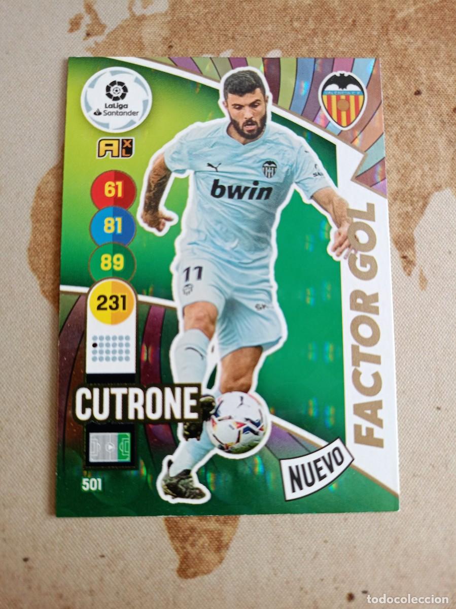 Cromos de F&uacute;tbol: Factor Gol 501 CUTRONE Adrenalyn 2020-21