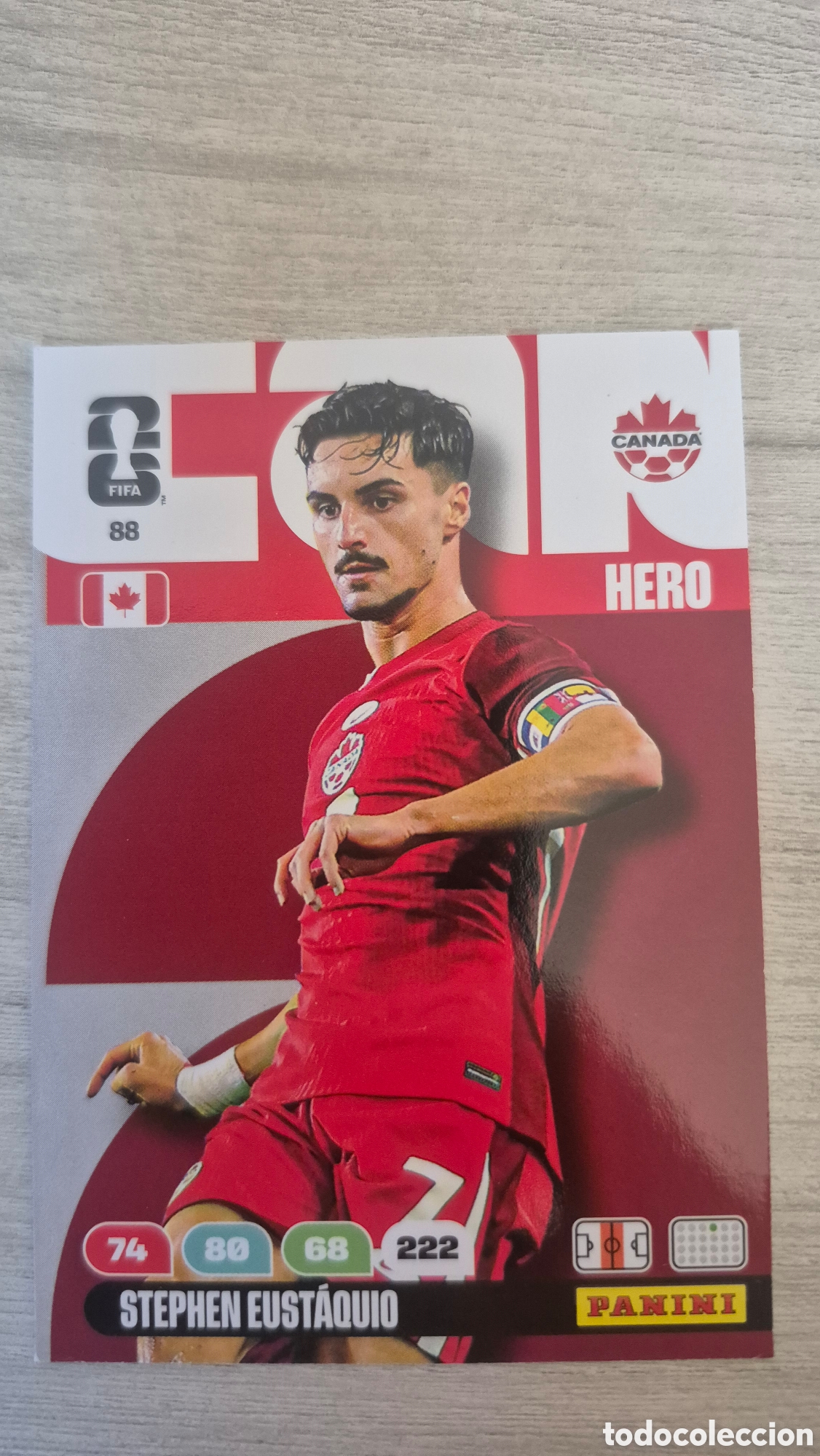 Cromos de F&uacute;tbol: N&deg;88 Canad&aacute; Stephen Eust&aacute;quio Adrenalyn FIFA World Cup 26