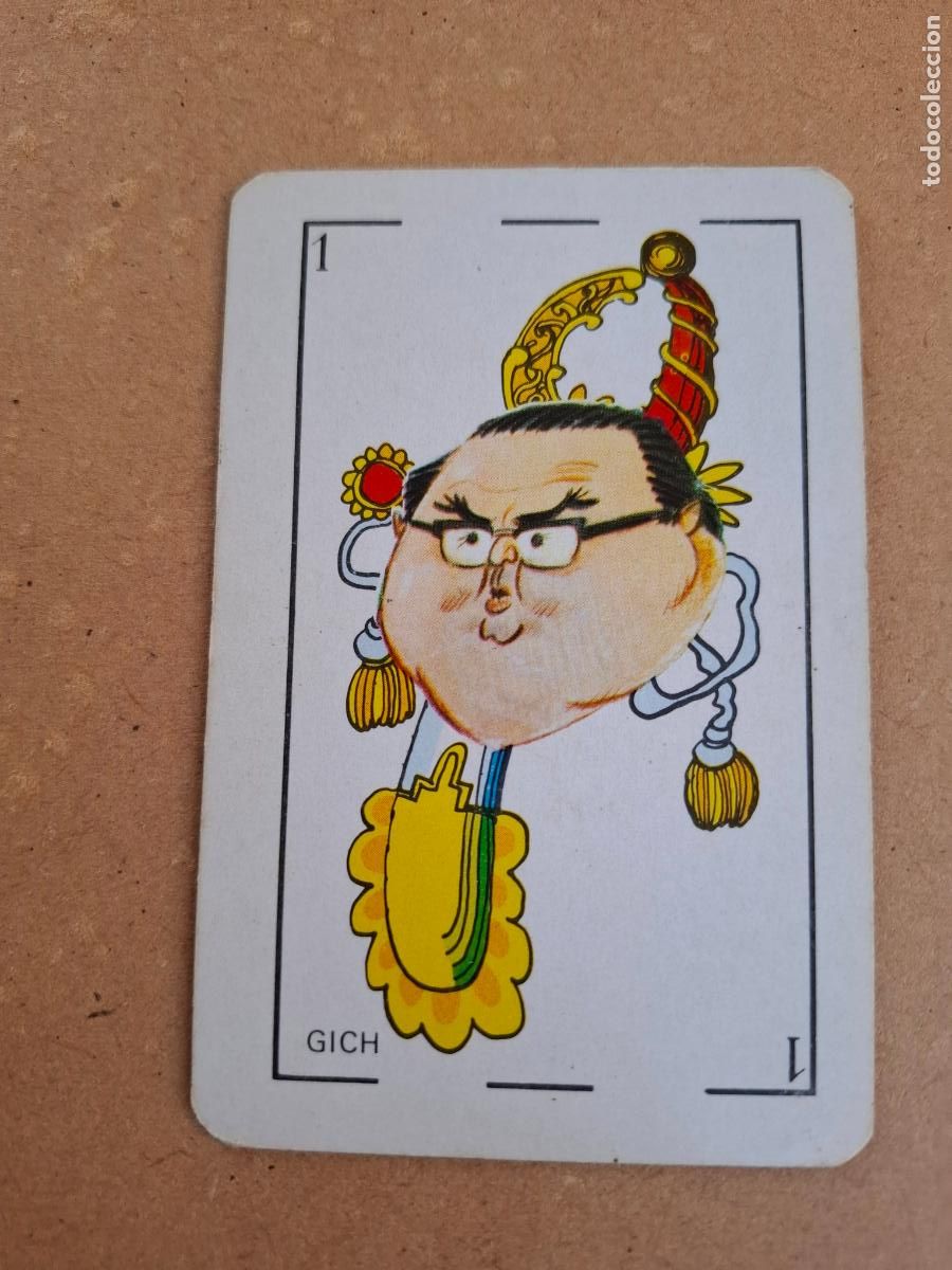 Cartes &agrave; collectionner de Football: CARTA BARAJA EDICIONES AMAIKA 1975 - JUAN GICH - GERENTE FC. BARCELONA Y DEL. NAC. ED. F&Iacute;SICA Y DEP.