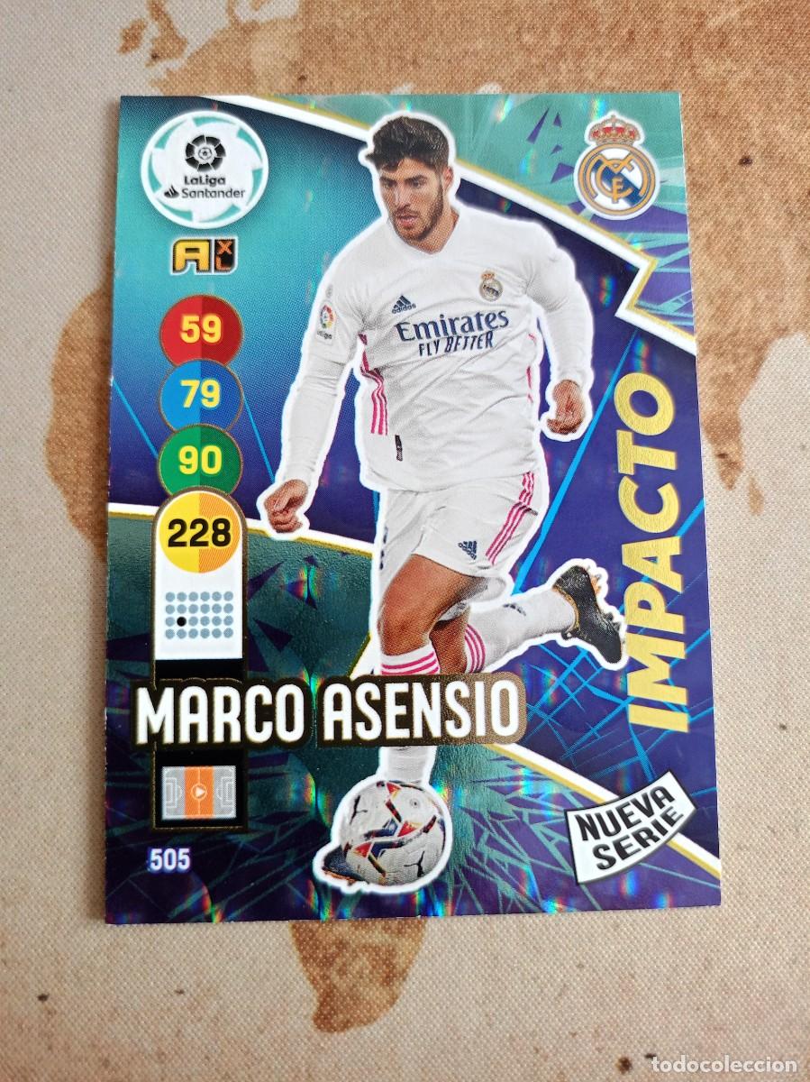 Cartes &agrave; collectionner de Football: Impacto 505 MARCO ASENSIO Adrenalyn 2020-21