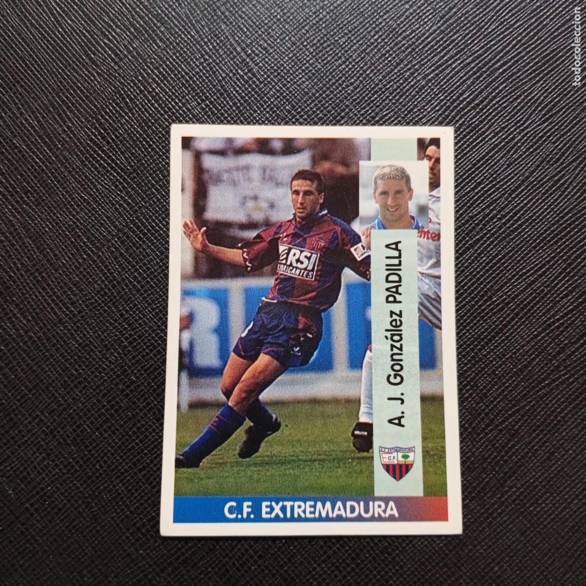 Cromos de Futebol: 340 PADILLA EXTREMADURA PANINI 1996 1997 CROMO FUTBOL LIGA 96 97 - SIN PEGAR - A189 PG91