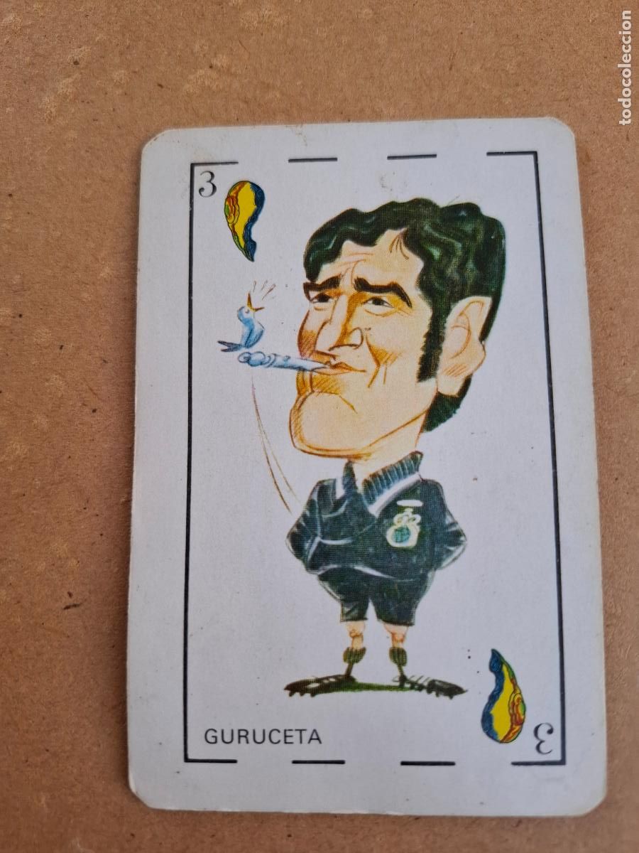 Football Stickers: CARTA BARAJA EDICIONES AMAIKA 1975 - GURUCETA - &Aacute;RBITRO