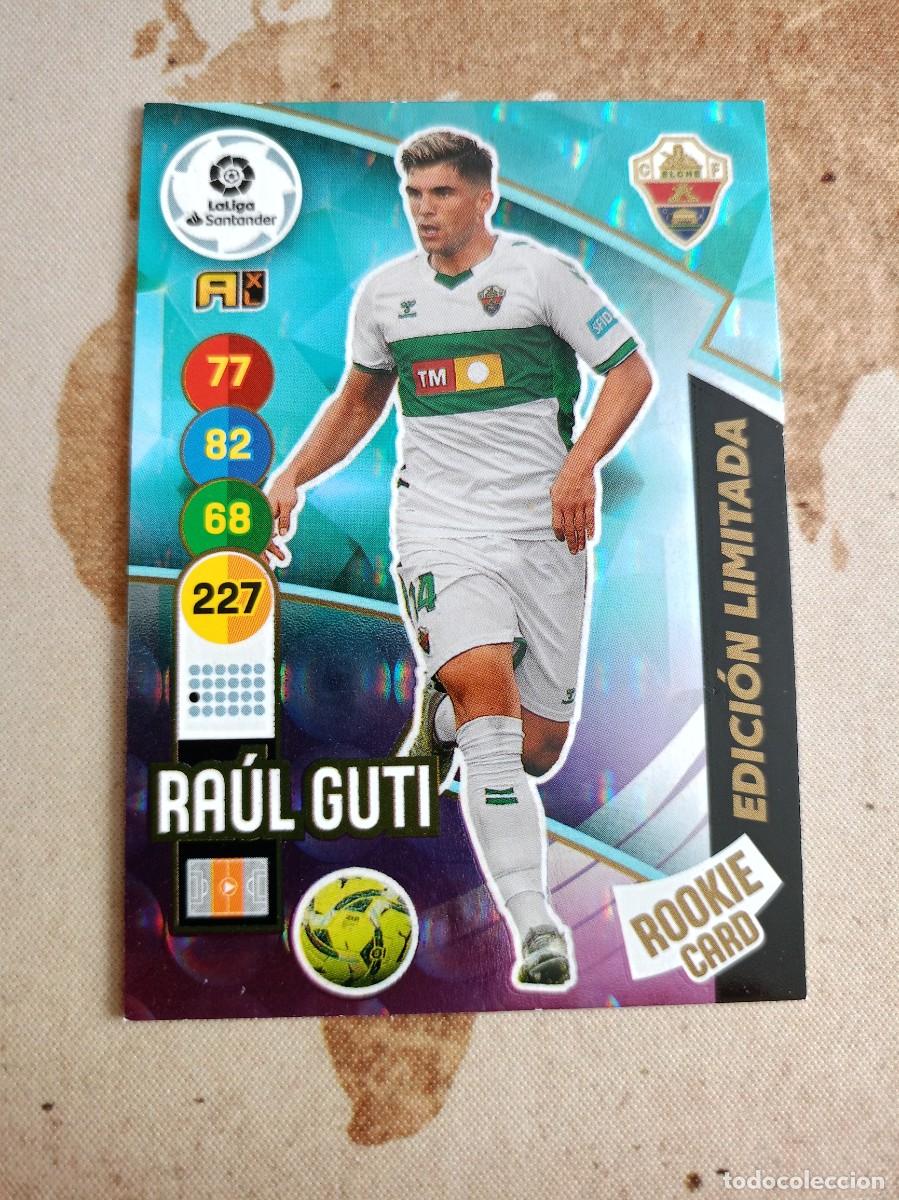 Cromos de F&uacute;tbol: Edici&oacute;n Limitada RA&Uacute;L GUTI ROOKIE CARD Adrenalyn 2020-21