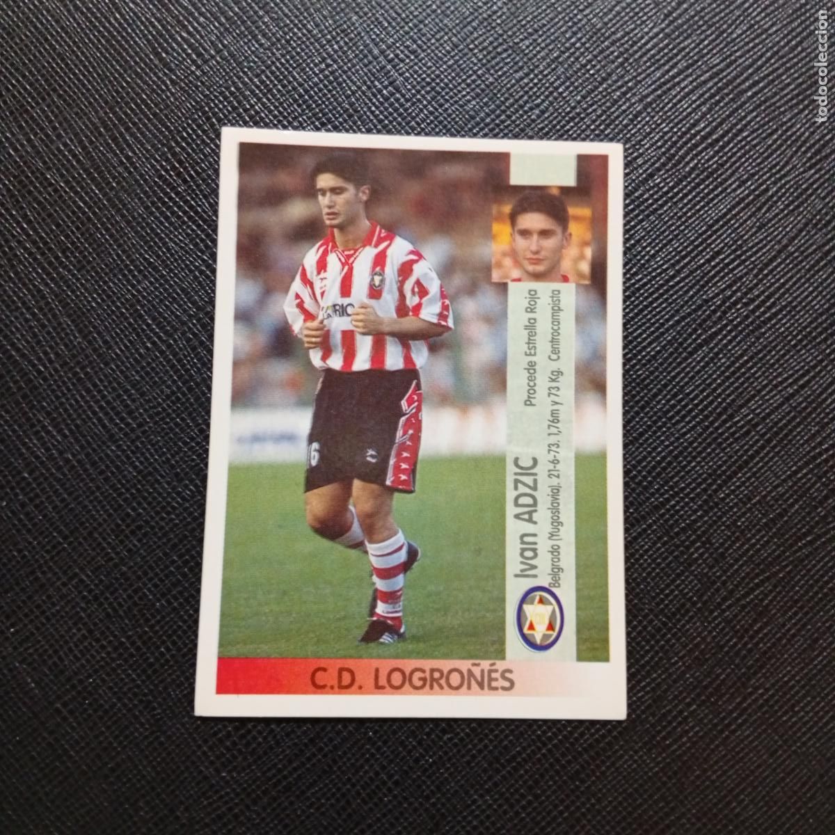 Cromos de F&uacute;tbol: 380 ADZIC LOGRO&Ntilde;ES PANINI 1996 1997 CROMO FUTBOL LIGA 96 97 - SIN PEGAR - A189 PG100