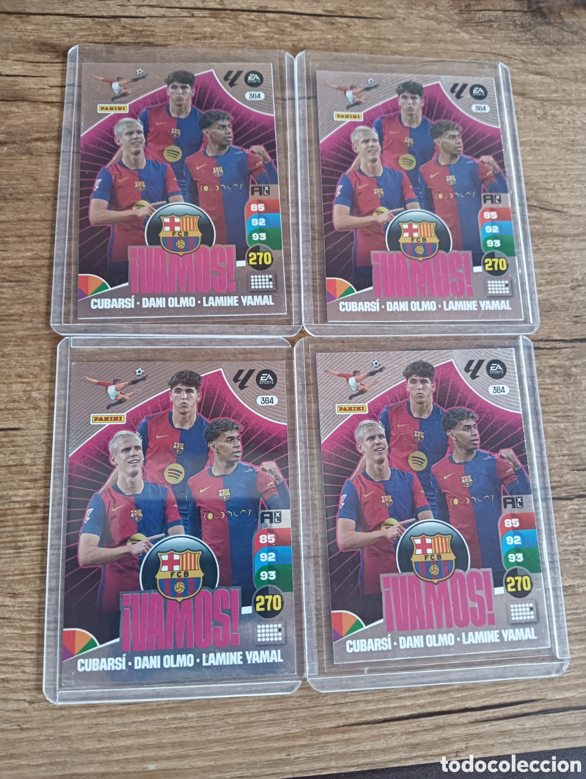 Cromos de F&uacute;tbol: X4 vamos lamine yamal