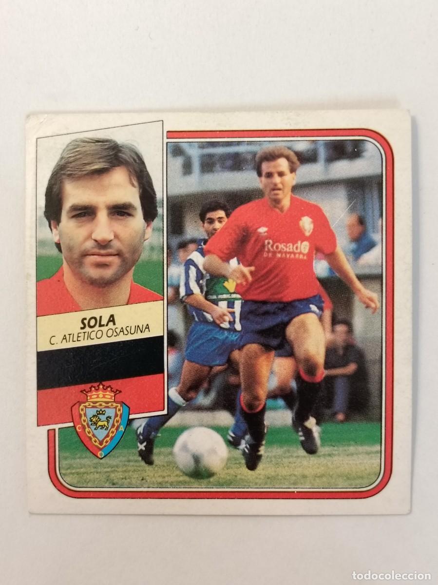Cromos de F&uacute;tbol: SOLA C.A. OSASUNA LIGA 89/90 ESTE