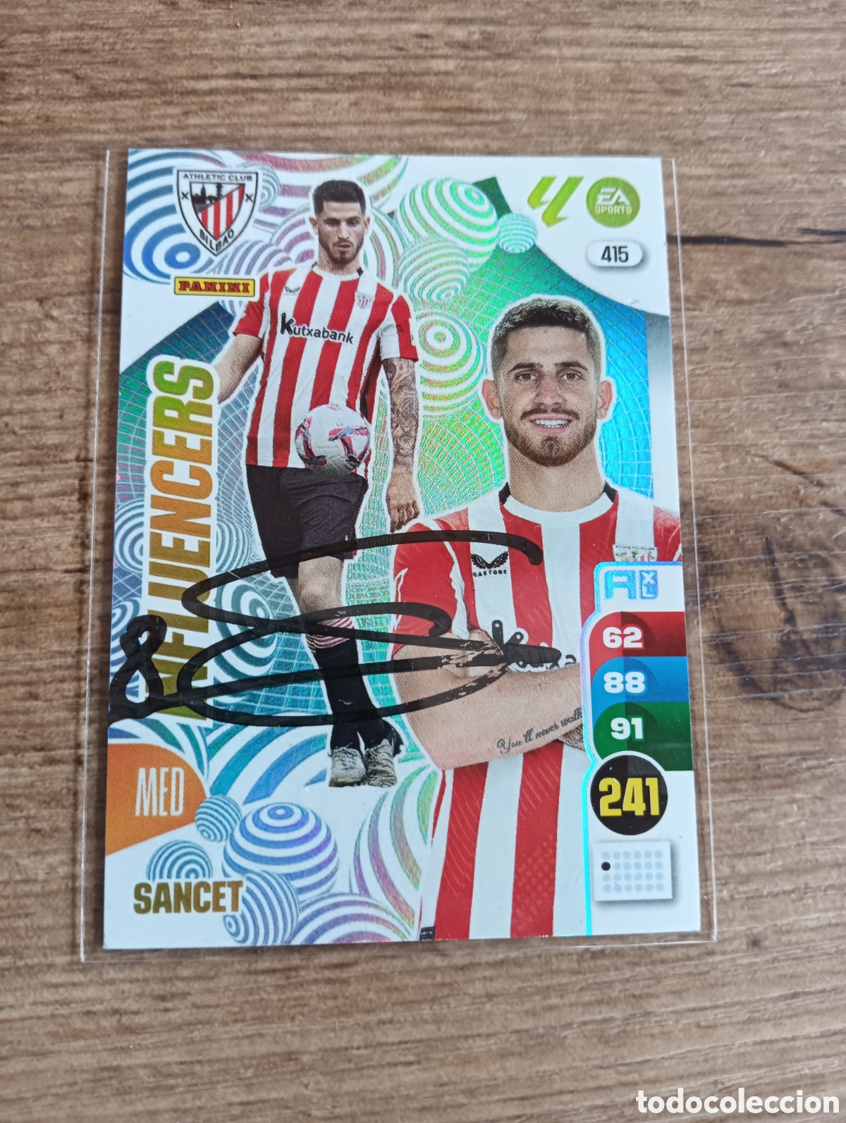 Cromos de F&uacute;tbol: Sancet- influencers auto