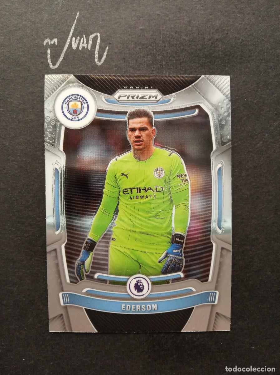 Figurine di Calcio: N&ordm; 1 EDERSON MANCHESTER CITY BRASIL ⚽ PANINI &reg; PRIZM PREMIER LEAGUE 2021 2022 21 22 NUEVO