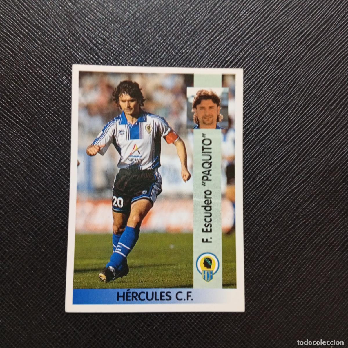 Cromos de F&uacute;tbol: 298 PAQUITO HERCULES PANINI 1996 1997 CROMO FUTBOL LIGA 96 97 - SIN PEGAR - A189 PG118