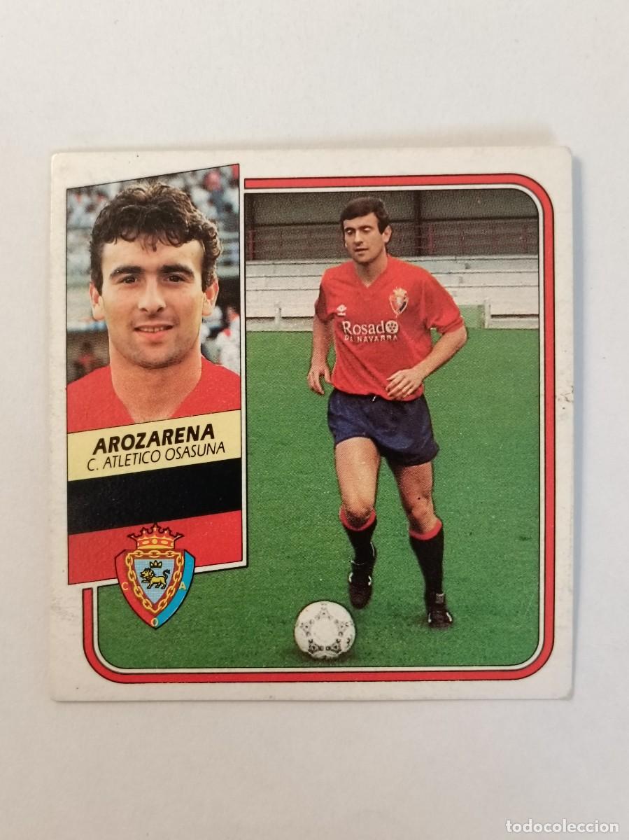 Cromos de F&uacute;tbol: AROZARENA C.A. OSASUNA LIGA 89/90 ESTE