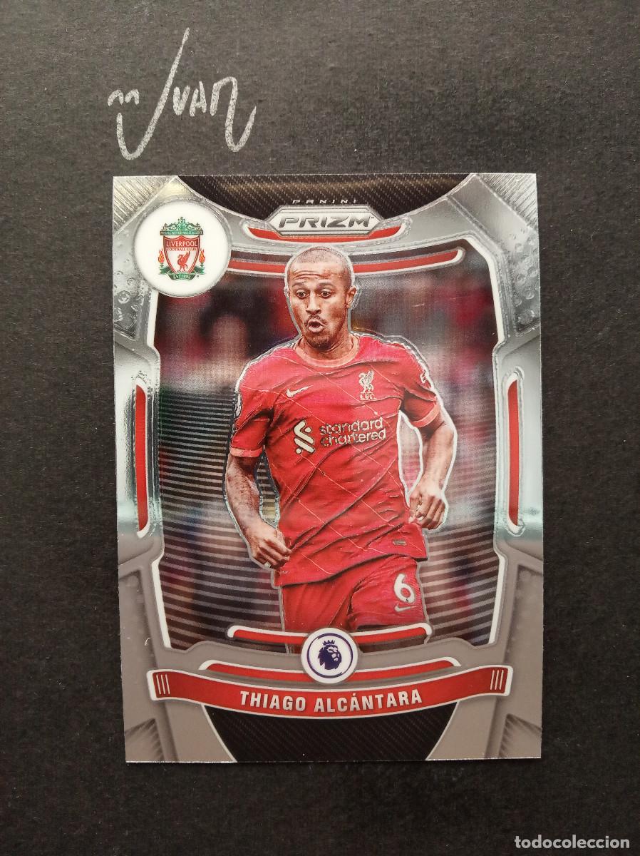 Cromos de F&uacute;tbol: N&ordm; 85 THIAGO ALCANTARA LIVERPOOL ESPA&Ntilde;A ⚽ PANINI &reg; PRIZM PREMIER LEAGUE 2021 2022 21 22 NUEVO