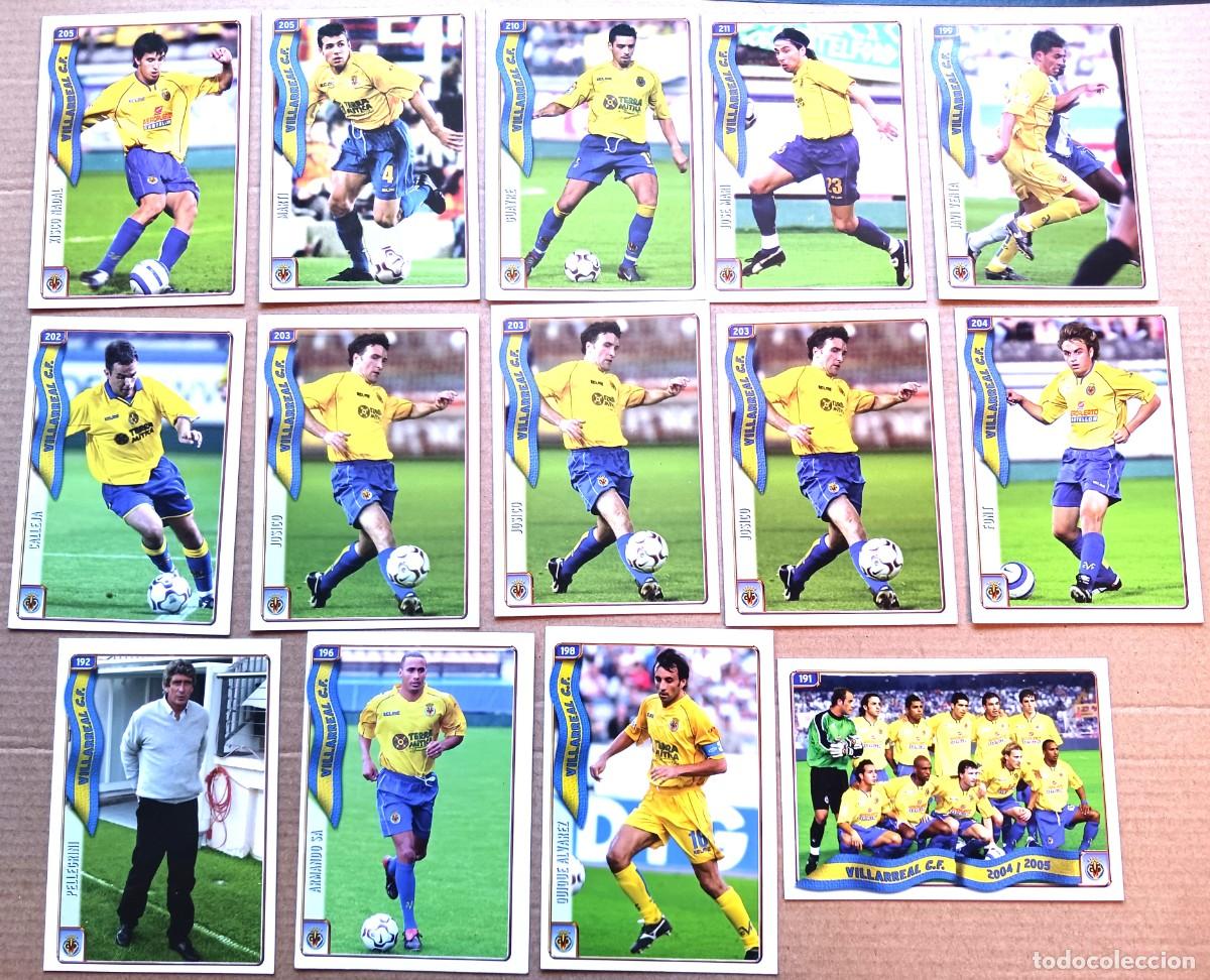 Cromos de F&uacute;tbol: VILLARREAL CF LOTE 14 CROMOS 2 REPES MUNDICROMO 2004 2005 GUAYRE JOSE MARI PELLEGRINI ... CARTA L202