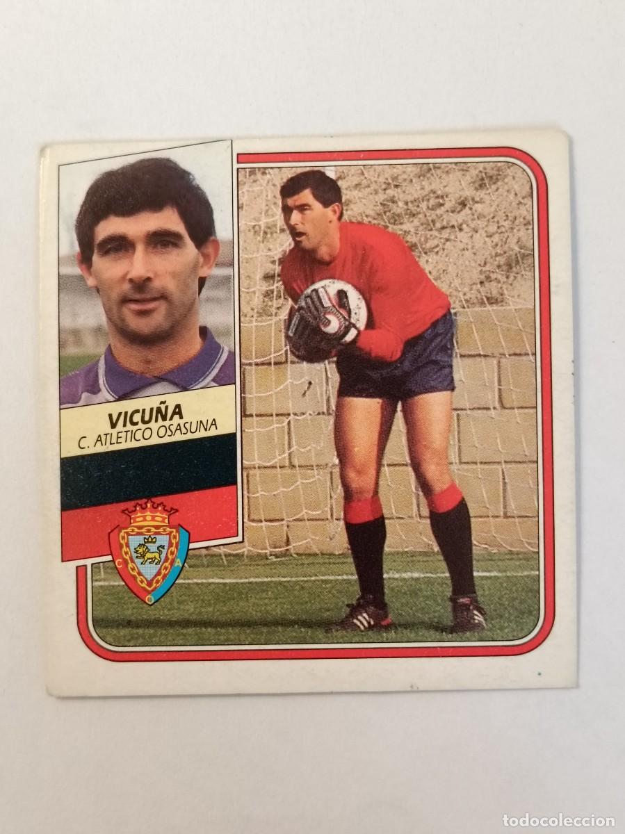 Cromos de F&uacute;tbol: VICU&Ntilde;A C.A. OSASUNA LIGA 89/90 ESTE