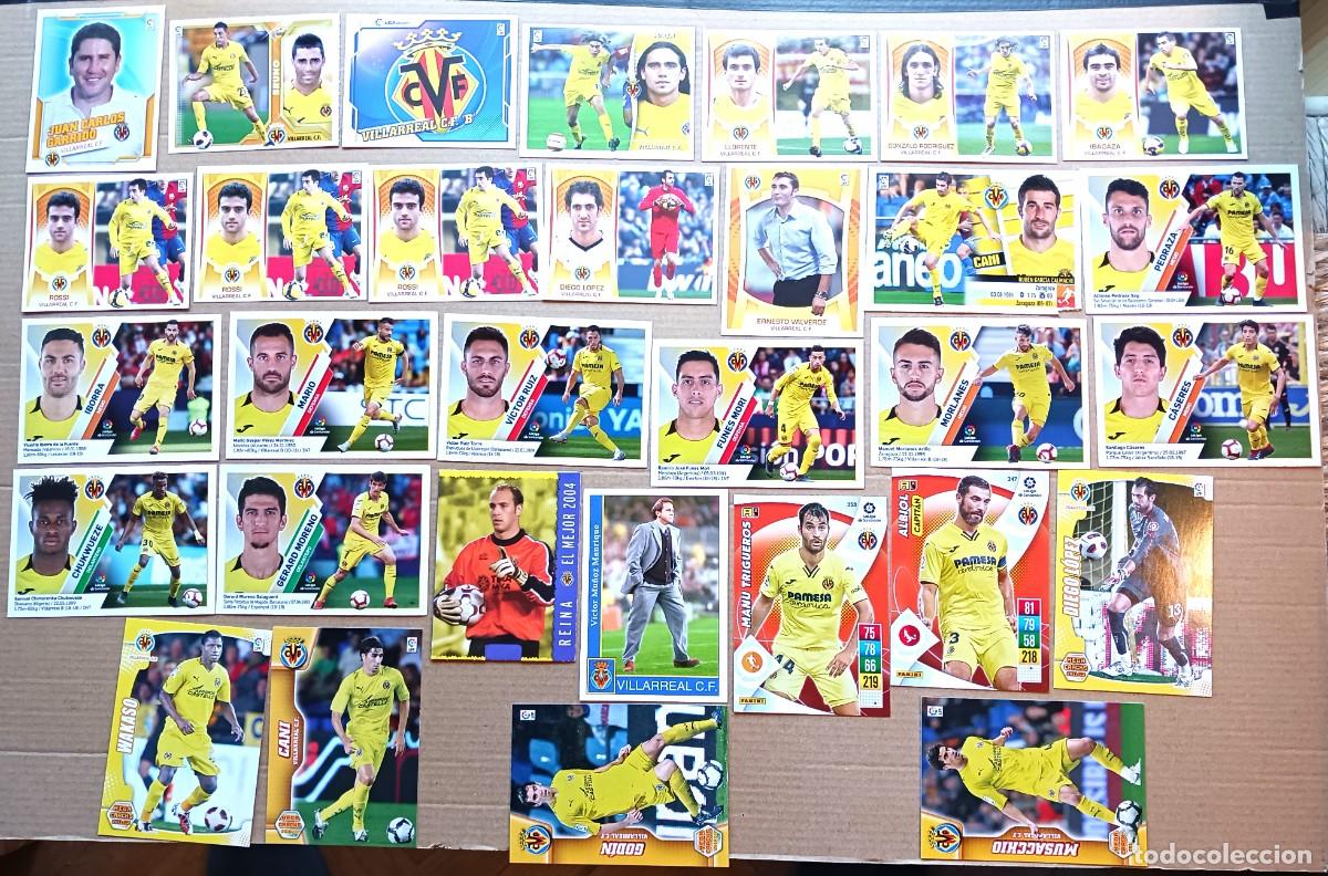 Cromos de F&uacute;tbol: VILLARREAL CF LOTE 31 CROMOS 2 REPES ROSSI VARIOS EDITORES Y A&Ntilde;OS SORIN CANI ALBIOL CARD CARTA L206