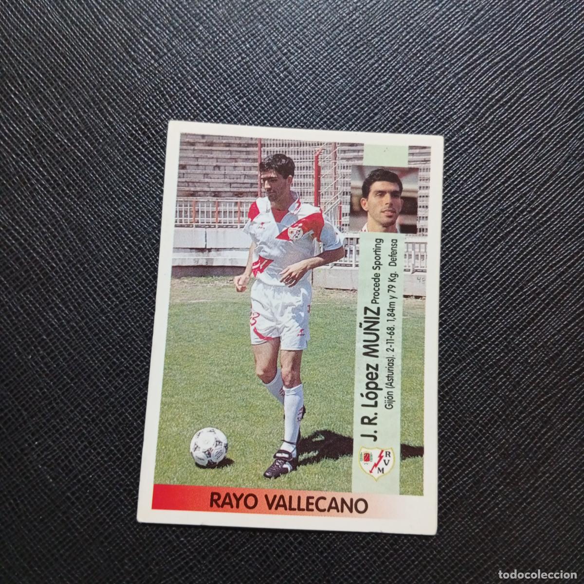 Cromos de F&uacute;tbol: 389 MU&Ntilde;IZ RAYO VALLECANO PANINI 1996 1997 CROMO FUTBOL LIGA 96 97 - SIN PEGAR - A189 PG127