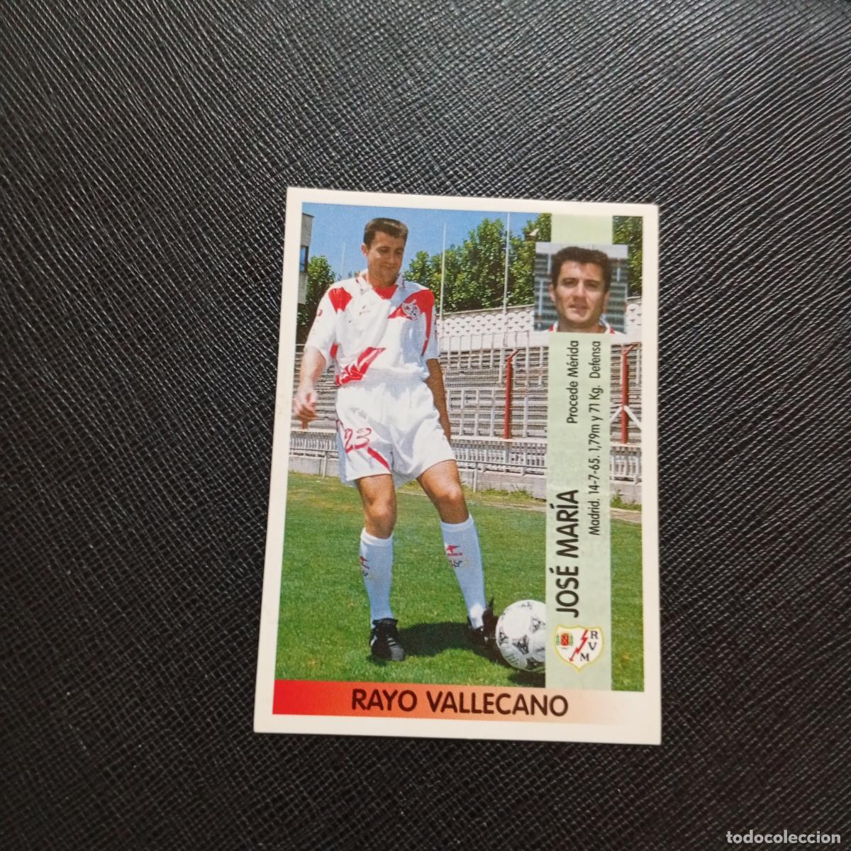 Cromos de F&uacute;tbol: 386 JOSE MARIA RAYO VALLECANO PANINI 1996 1997 CROMO FUTBOL LIGA 96 97 - SIN PEGAR - A189 PG136