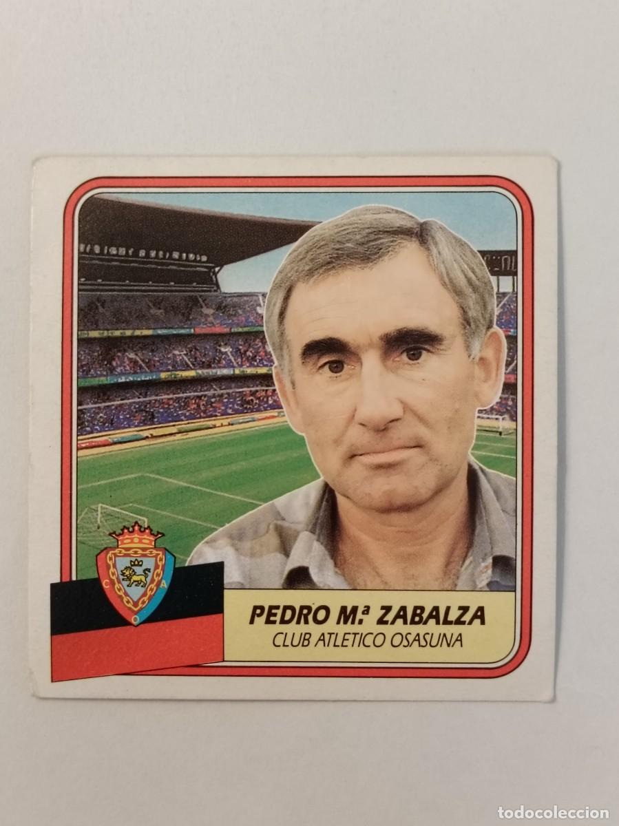 Cromos de F&uacute;tbol: PEDRO M. ZABALZA C.A. OSASUNA LIGA 89/90 ESTE
