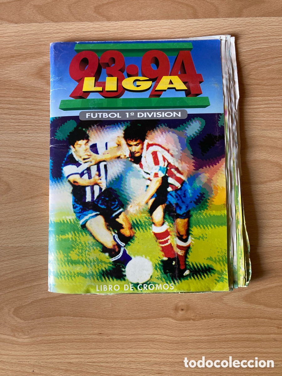 Cromos de F&uacute;tbol: ALBUM CROMOS F&Uacute;TBOL LIGA 93-94 SOLO LE FALTAN LOS FICHAJES