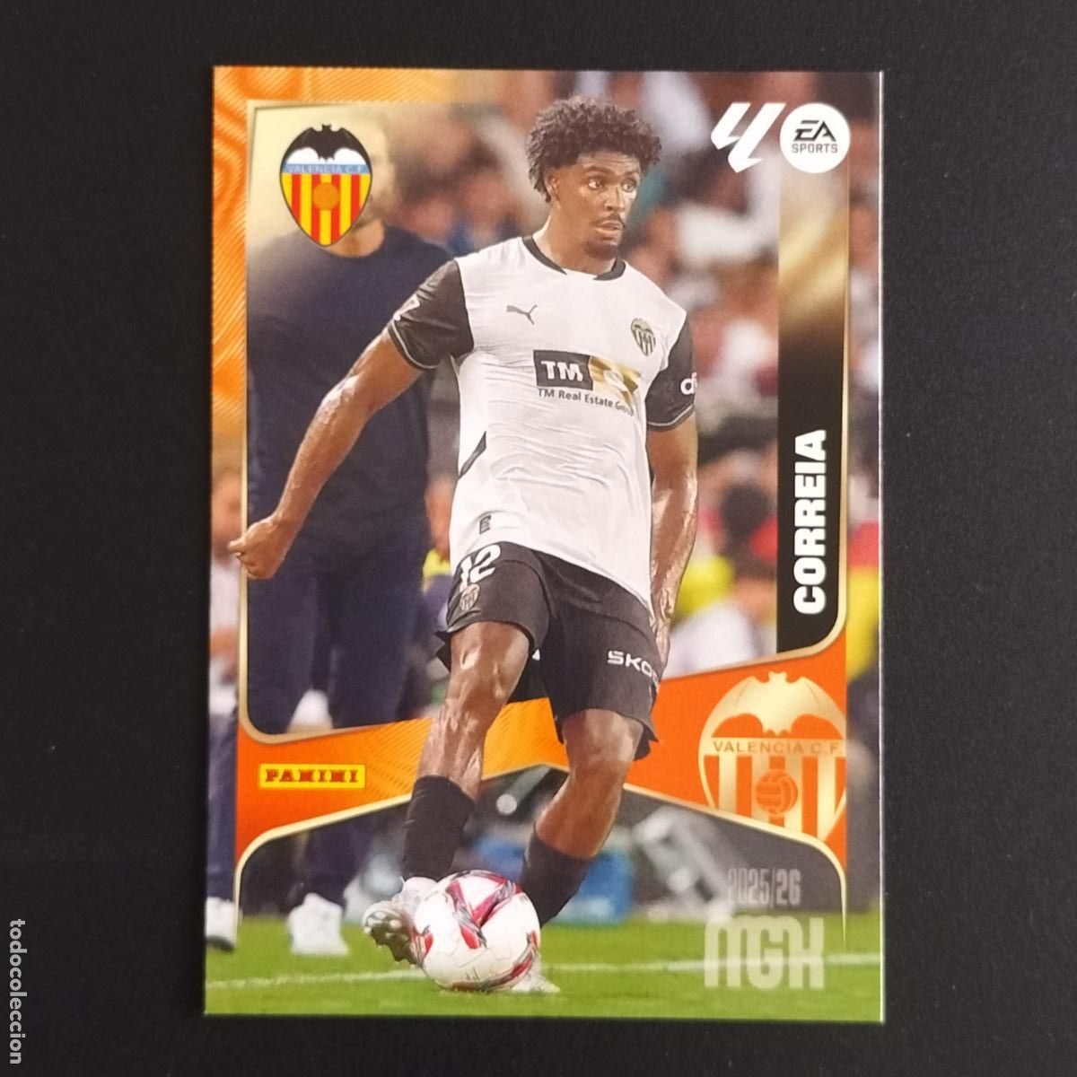 Figurine di Calcio: MGK 347 CORREIA VALENCIA CROMOS ALBUM MEGACRACKS LIGA FUTBOL 2025 2026 25 26