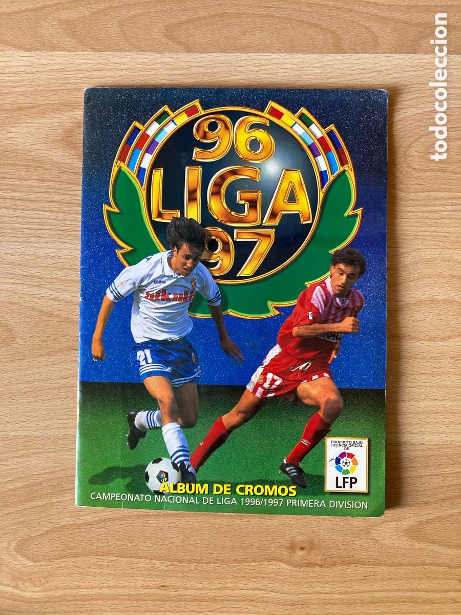Cromos de F&uacute;tbol: ALBUM F&Uacute;TBOL LIGA 96-97 COMPLETO SOLO FALTAN FICHAJES