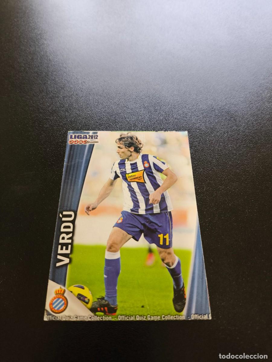 Cromos de F&uacute;tbol: 203 VERDU ESPANYOL MUNDICROMO LIGA 2011 2012 11 12 NO PANINI ESTE MEGACRACKS