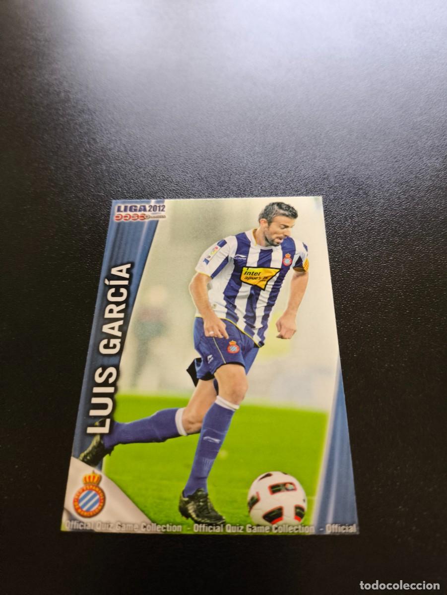 Cromos de F&uacute;tbol: 209 LUIS GARCIA BAJA ESPANYOL MUNDICROMO LIGA 2011 2012 11 12 NO PANINI ESTE MEGACRACKS