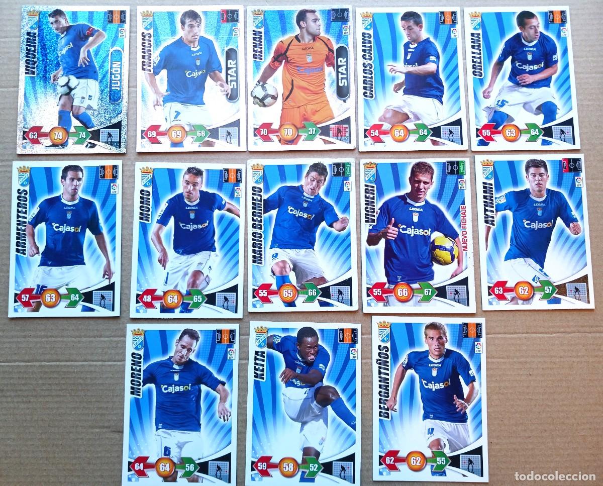 Cromos de F&uacute;tbol: CD XEREZ JEREZ LOTE 13 CROMOS DIFERENTES ADRENALYN 2009 2010 VIQUEIRA ORELLANA MOMO CARD CARTA L234