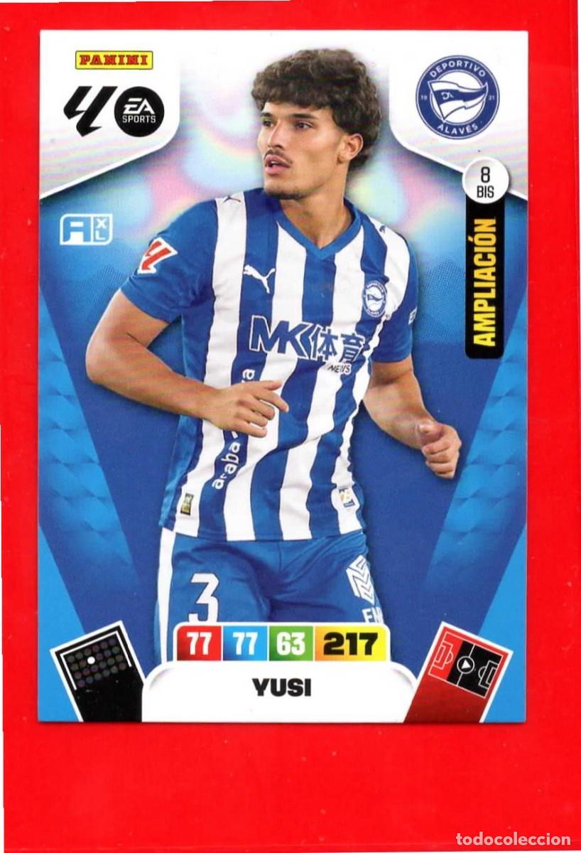Cromos de F&uacute;tbol: 8 Bis Yusi - C.D. ALAVES - Ampliaci&oacute;n - Sobre Momentum Oro - Adrenalyn Liga 2026 25 26 - 8Bis