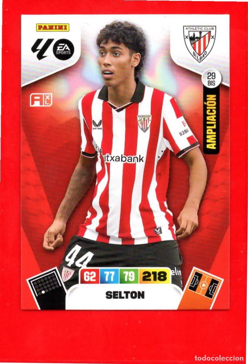 Cromos de F&uacute;tbol: 26 Bis Selton - ATHLETIC CLUB - Ampliaci&oacute;n - Sobre Momentum Oro - Adrenalyn Liga 2026 25 26 - 26Bis