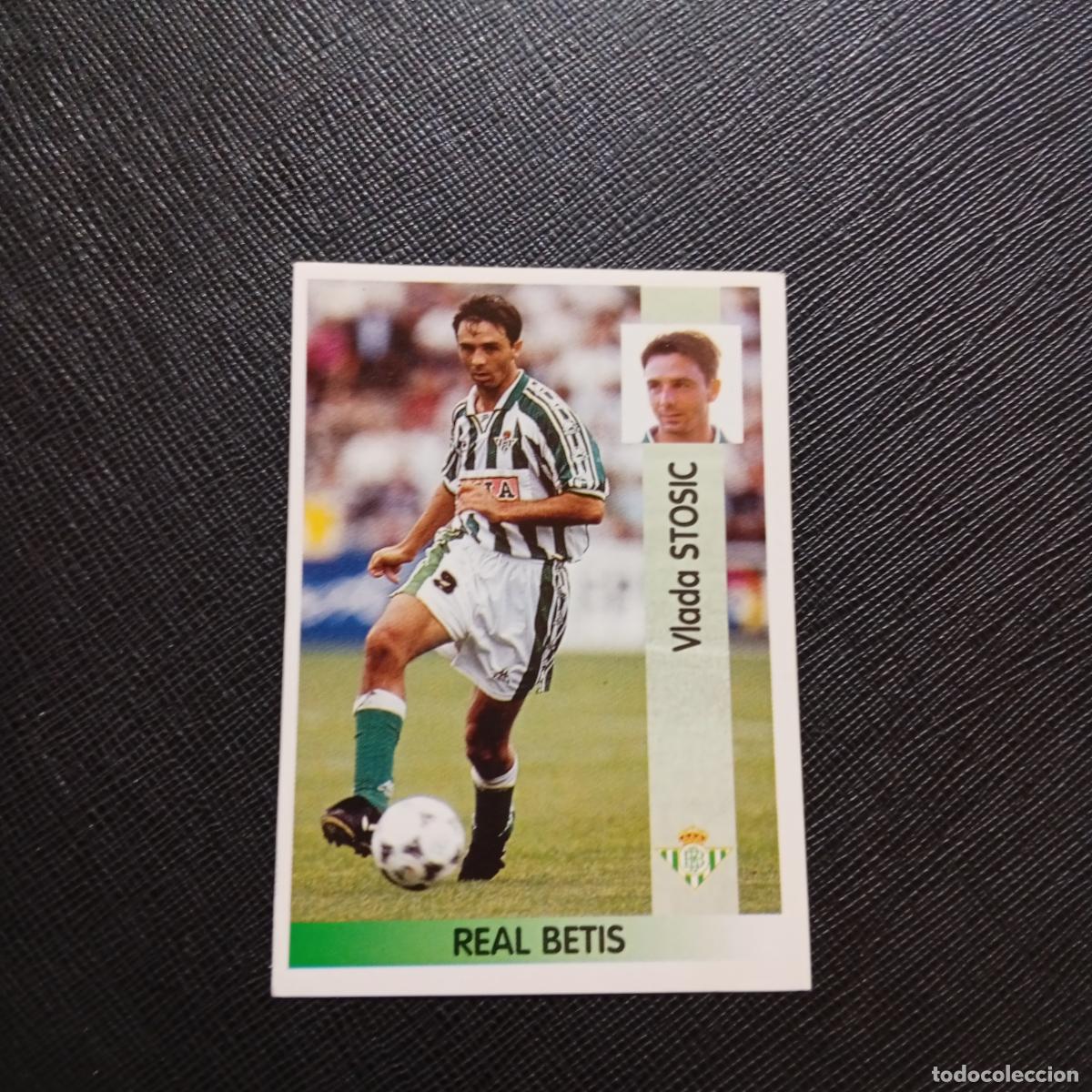 Cromos de F&uacute;tbol: 122 STOSIC REAL BETIS PANINI 1996 1997 CROMO FUTBOL LIGA 96 97 - SIN PEGAR - A189 PG334