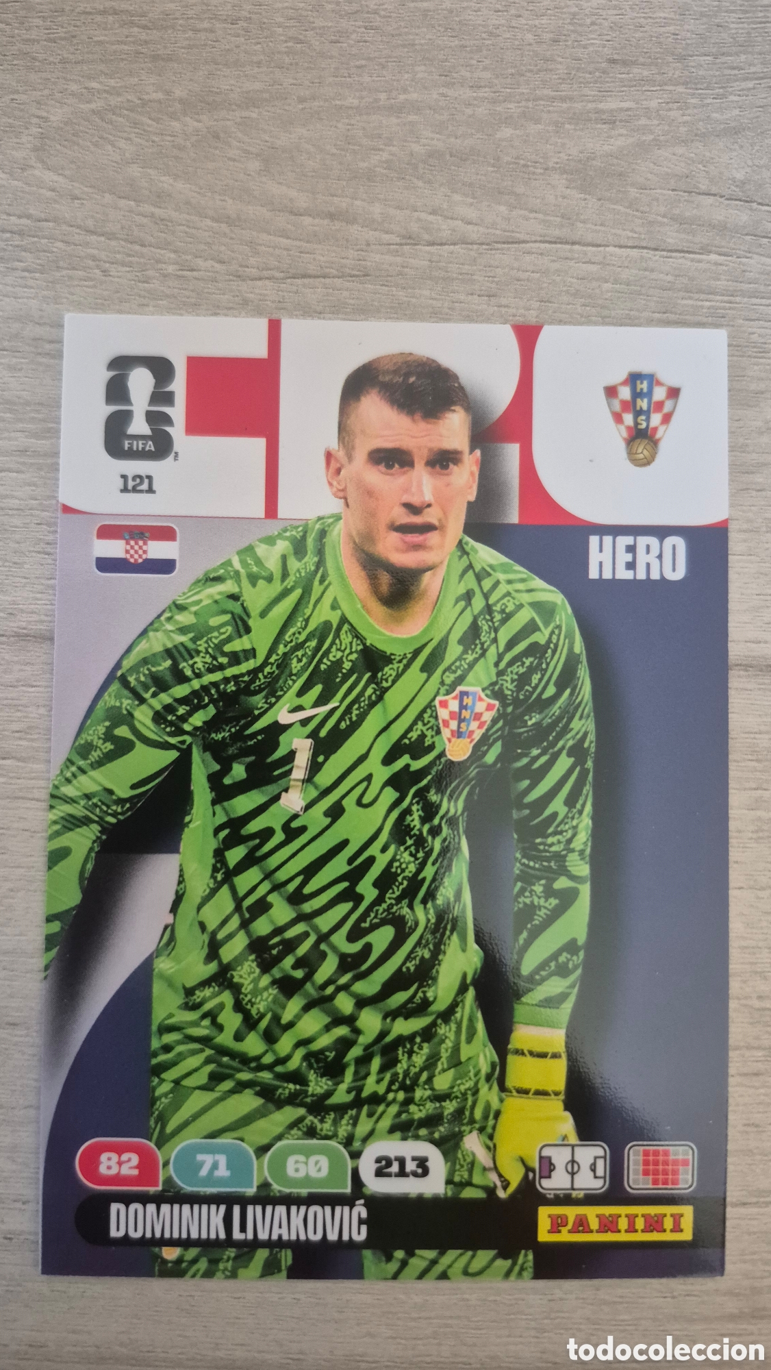 Cromos de F&uacute;tbol: N&deg;121 Croacia Dominik Livakovic Adrenalyn FIFA World Cup 26