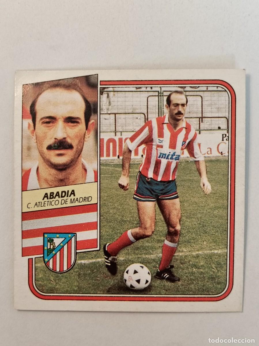Cromos de F&uacute;tbol: ABADIA (ULTIMO FICHAJE 4) ATLETICO MADRID LIGA 89/90 ESTE