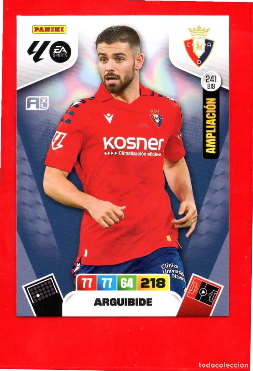 Cromos de F&uacute;tbol: 241 Bis Arguibide - C.A. OSASUNA - Ampliaci&oacute;n - Sobre Momentum Oro - Adrenalyn Liga 2026 25 26 - 241