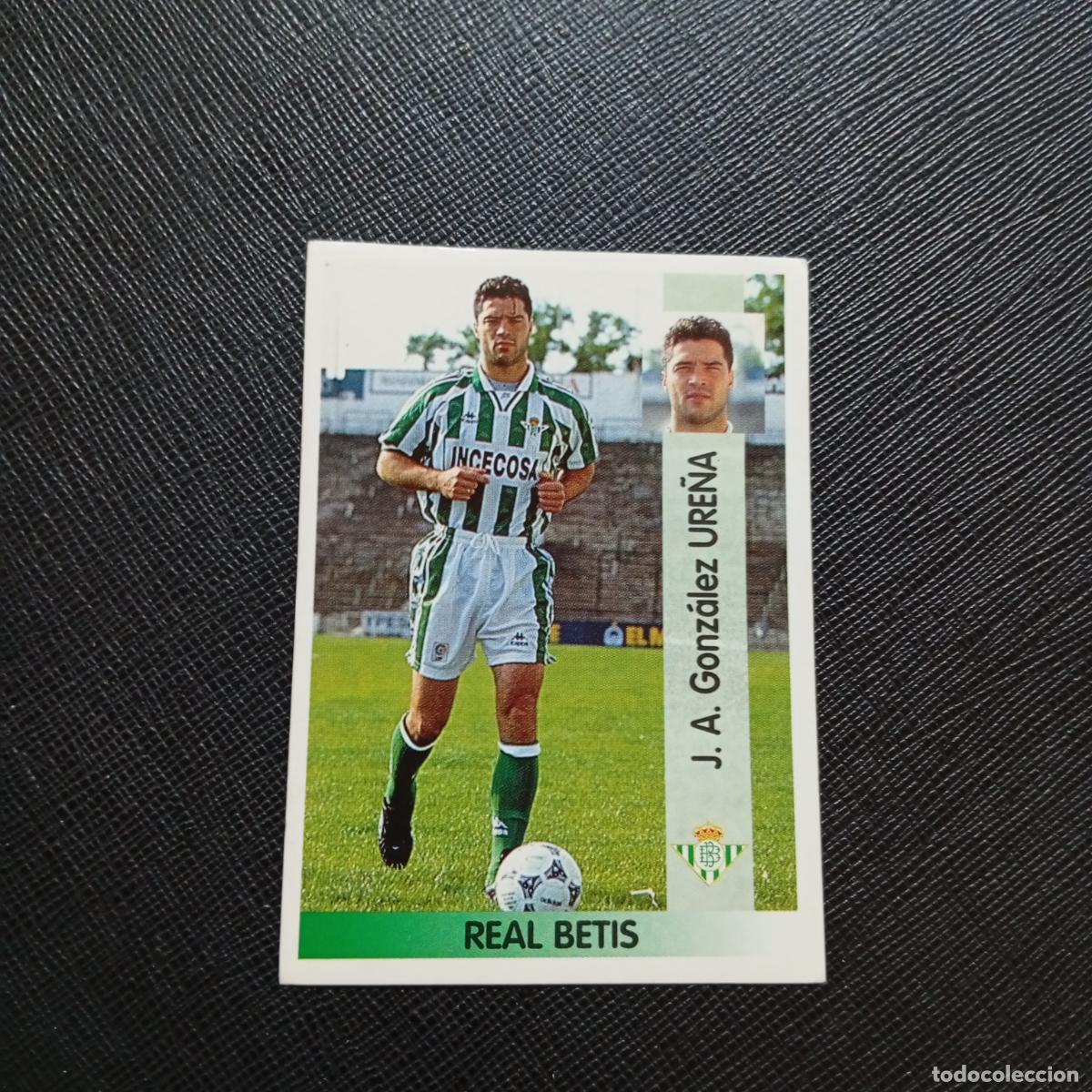 Cromos de F&uacute;tbol: 115 URE&Ntilde;A REAL BETIS PANINI 1996 1997 CROMO FUTBOL LIGA 96 97 - SIN PEGAR - A189 PG388